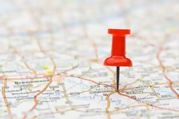 Image of locations Weston Super Mare pin in a map Lipo Freeze 2U.