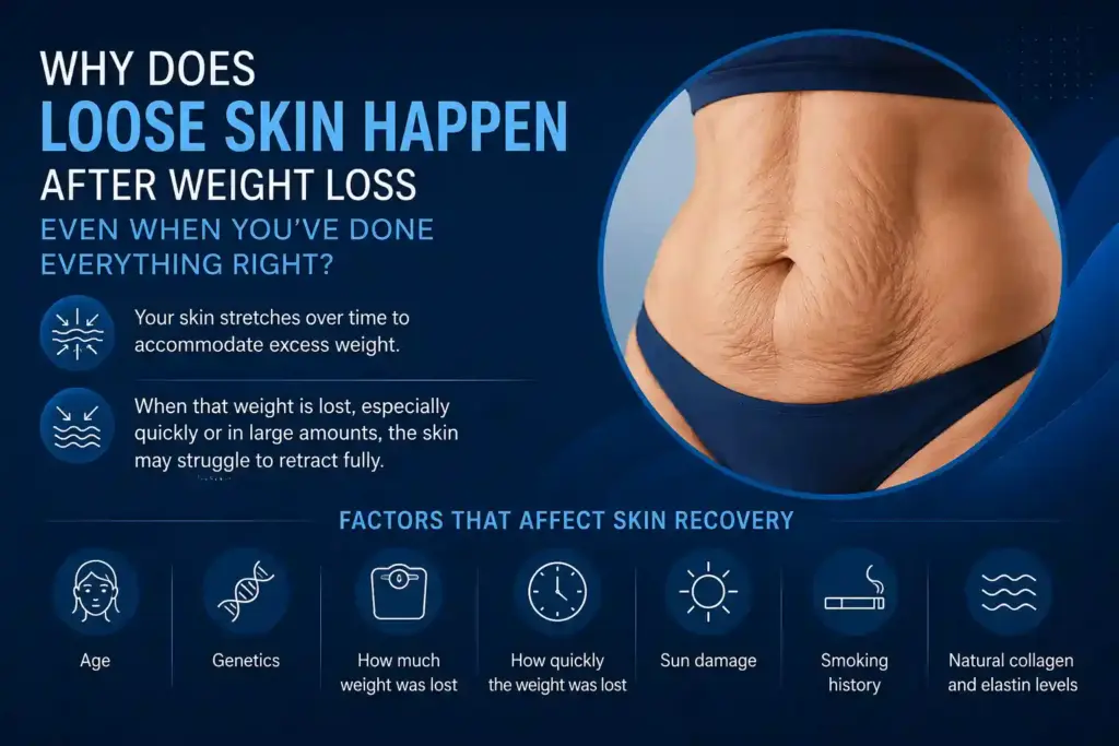 Why Does Loose Skin Happen After Weight Loss Even When You’ve Done Everything Right Weston Super Mare?