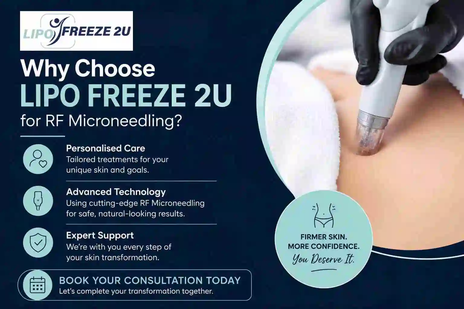 Why Choose LIPO FREEZE 2U for RF Microneedling Weston Super Mare?